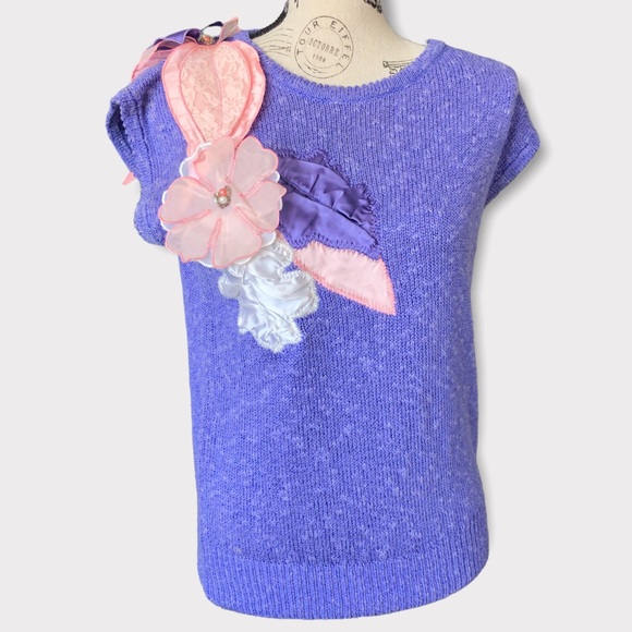 Womens Vintage Valenti Floral Sweater - Picture 3 of 9